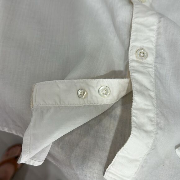 Billy Reid Standard Classic White Casual Button-Down Shirt Size XL - Picture 7 of 11